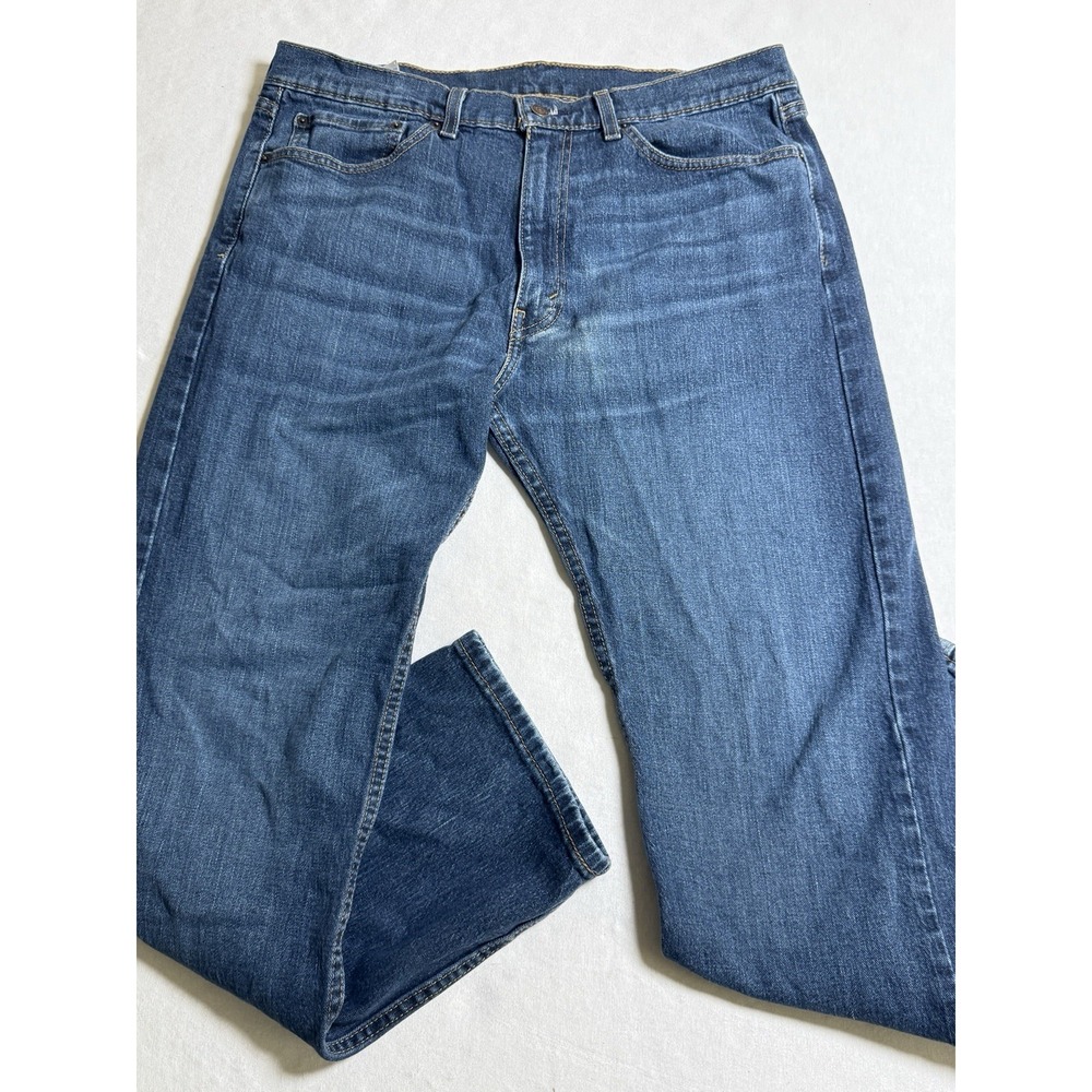 Levi's 505 Men's Jeans Size 36 X 30 Blue Denim Straight Leg
